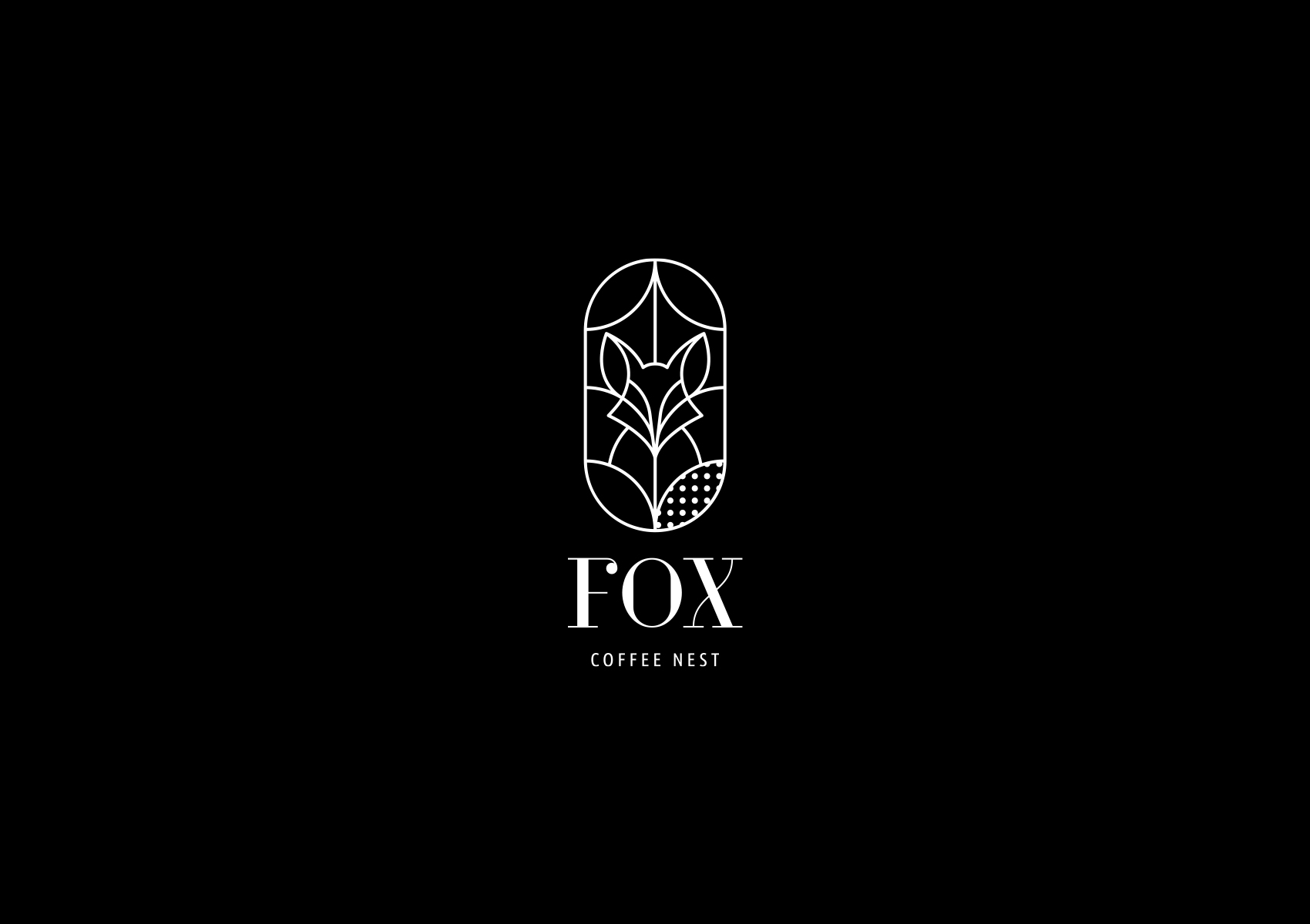 Fox coffee nest logo BW reversed 1700x1200 by xhristakis